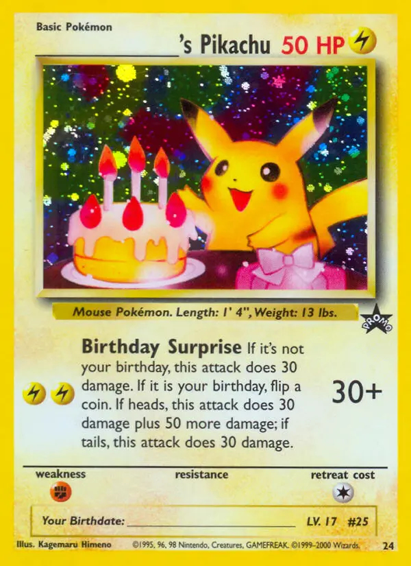 Image of the card ___________'s Pikachu