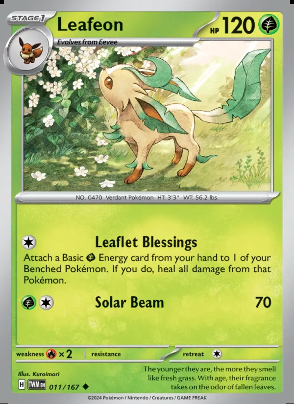 Image of the card Leafeon