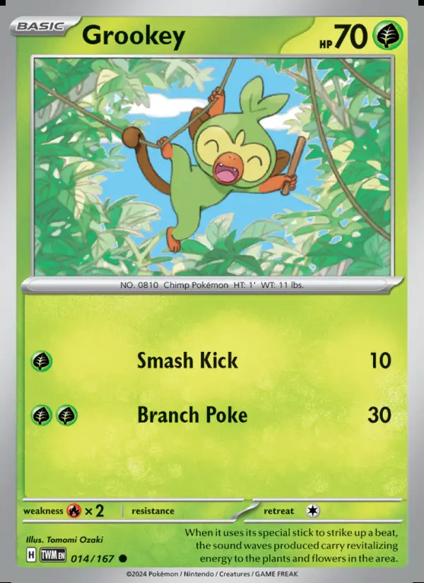 Image of the card Grookey