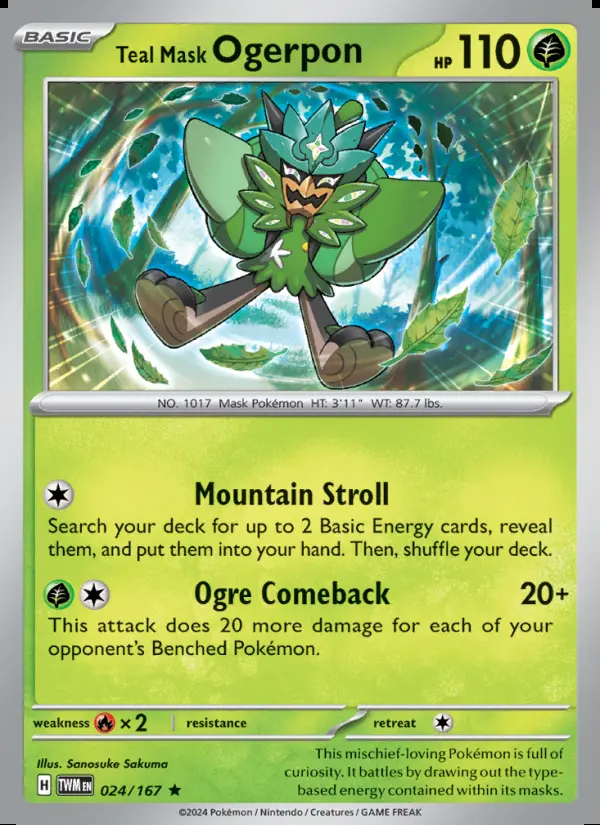 Image of the card Teal Mask Ogerpon