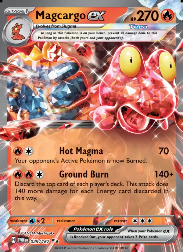 Image of the card Magcargo ex