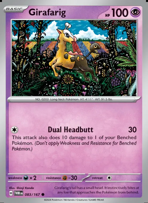 Image of the card Girafarig