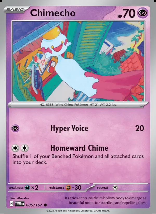 Image of the card Chimecho