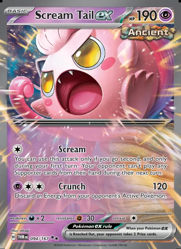 Image of the card Scream Tail ex