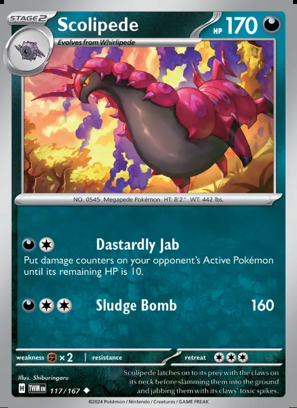 Image of the card Scolipede