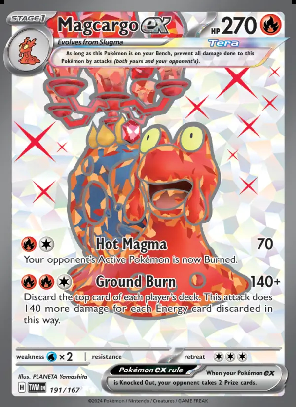 Image of the card Magcargo ex