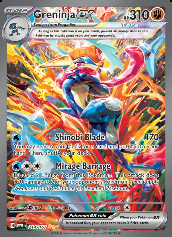 Image of the card Greninja ex