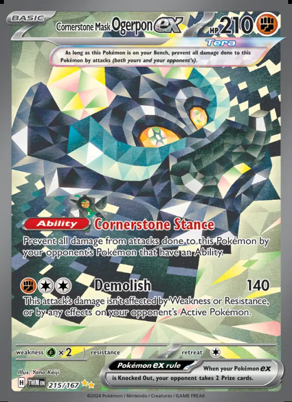 Image of the card Cornerstone Mask Ogerpon ex