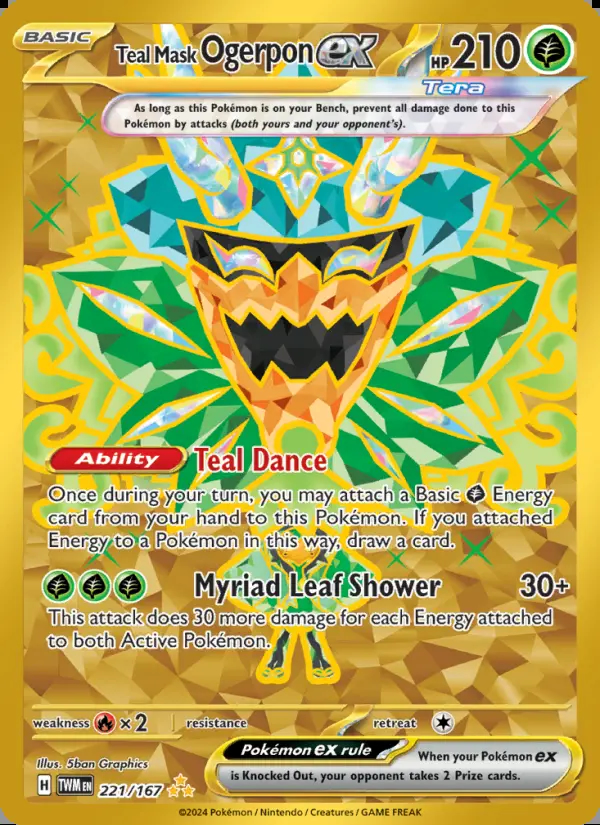 Image of the card Teal Mask Ogerpon ex