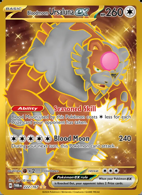 Image of the card Bloodmoon Ursaluna ex