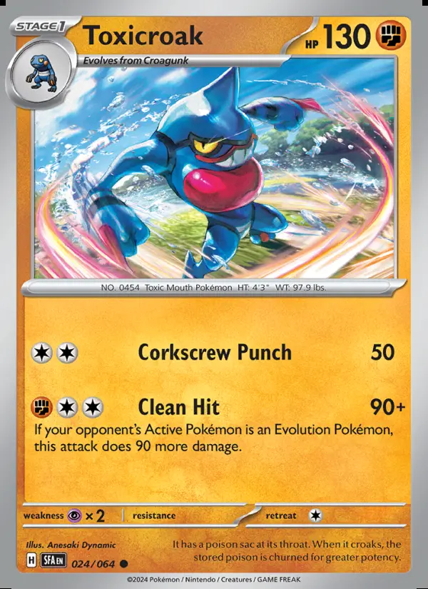 Image of the card Toxicroak