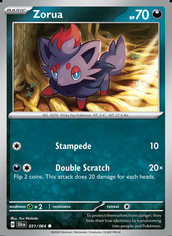 Image of the card Zorua