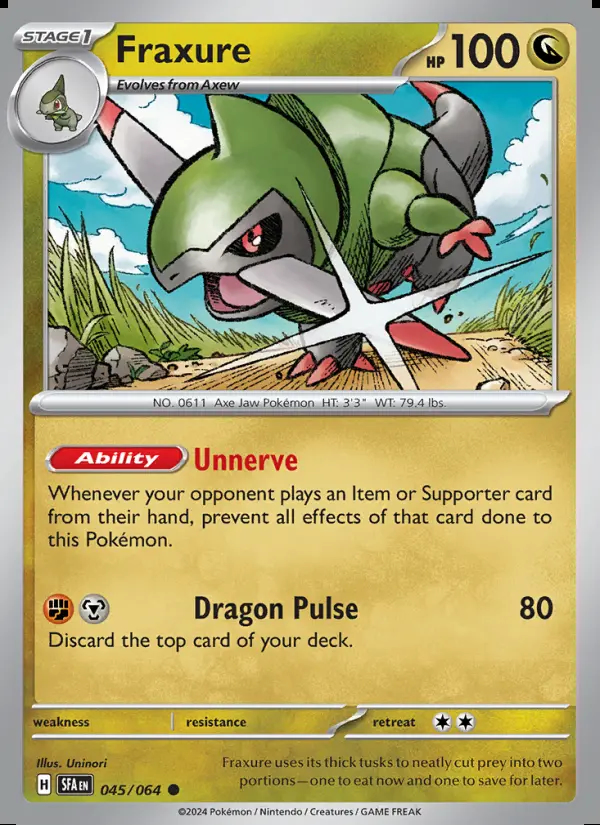 Image of the card Fraxure