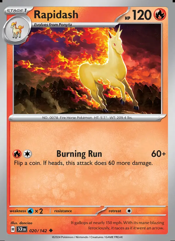 Image of the card Rapidash