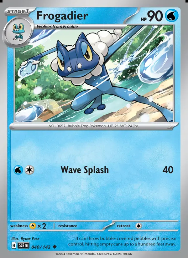 Image of the card Frogadier