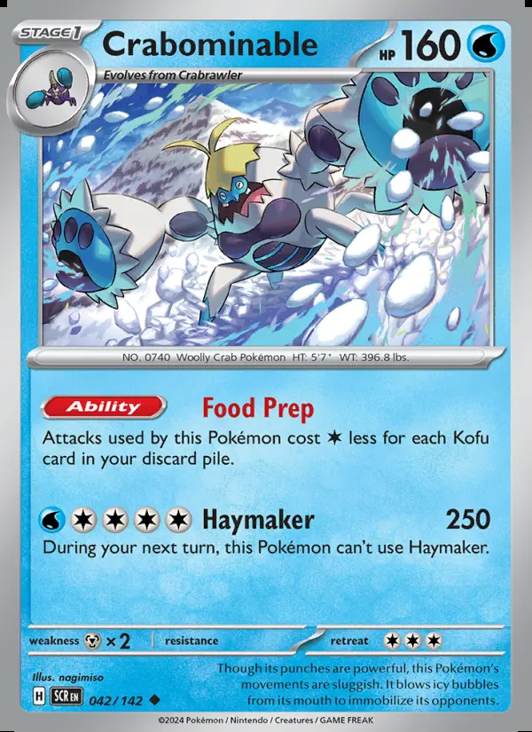 Image of the card Crabominable