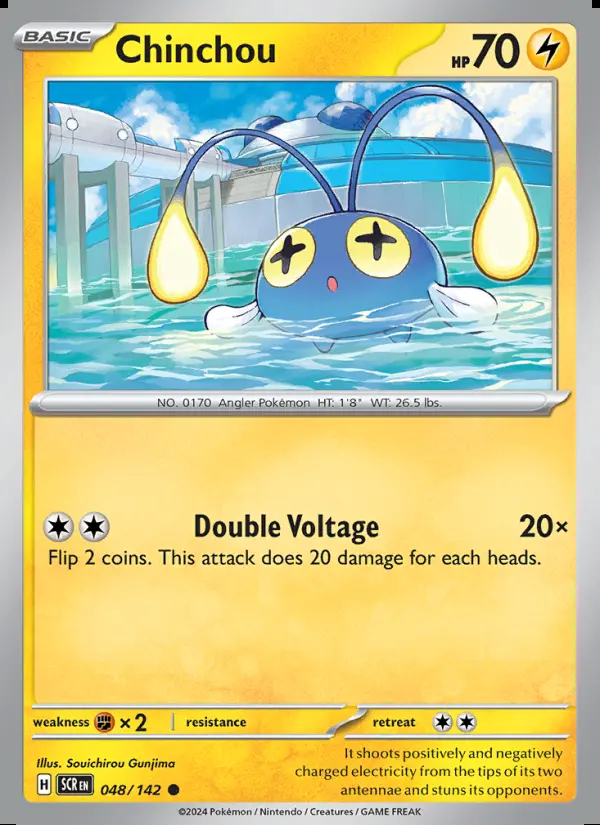 Image of the card Chinchou