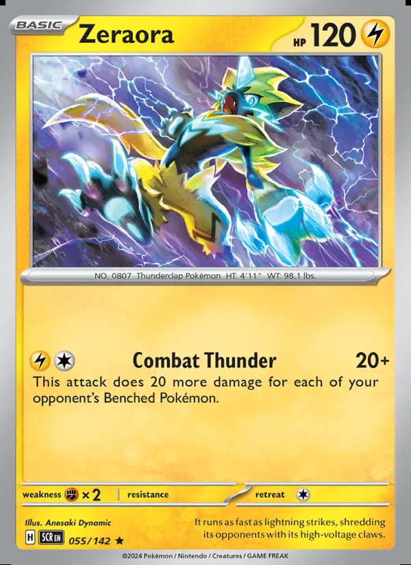 Image of the card Zeraora