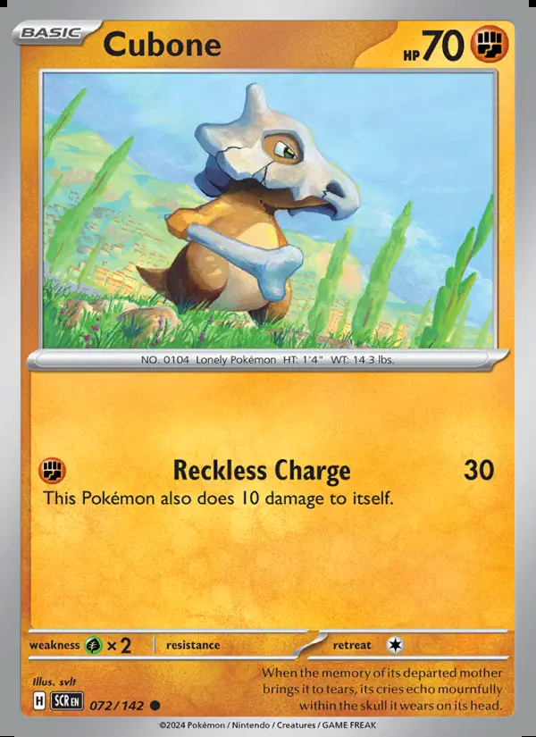 Image of the card Cubone