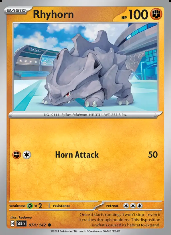 Image of the card Rhyhorn