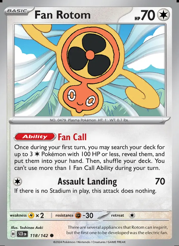 Image of the card Fan Rotom