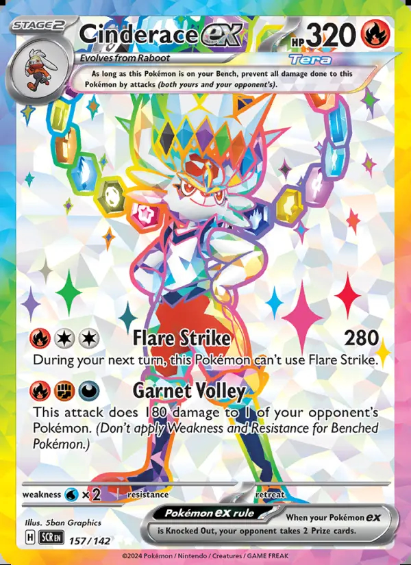 Image of the card Cinderace ex