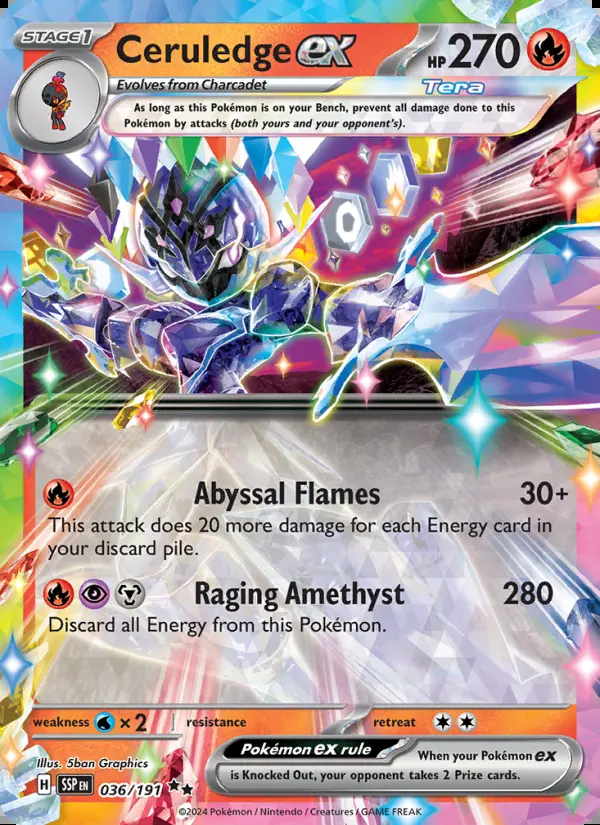 Image of the card Ceruledge ex