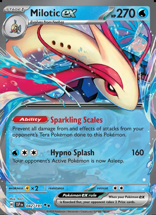 Image of the card Milotic ex