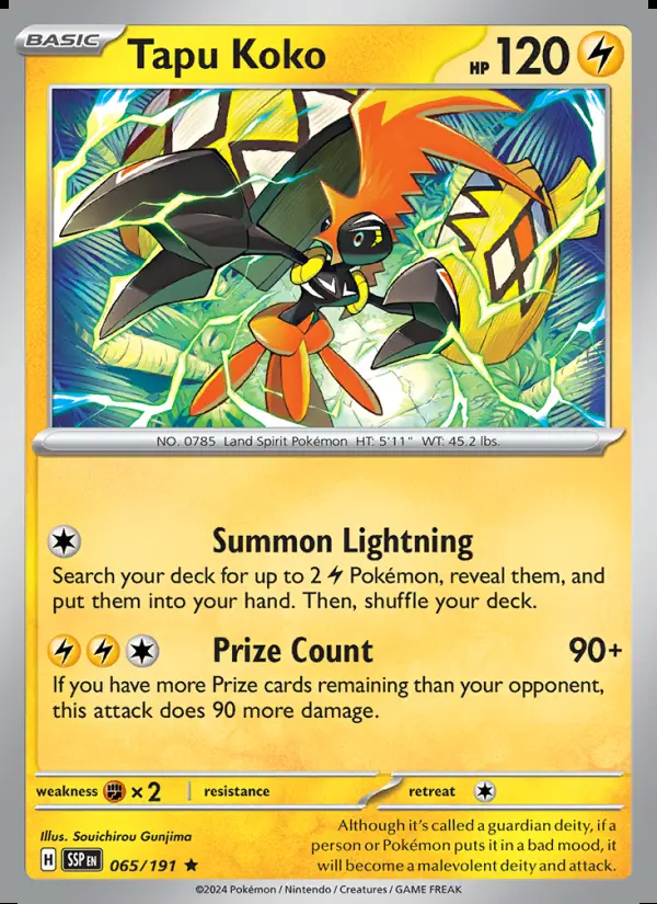 Image of the card Tapu Koko