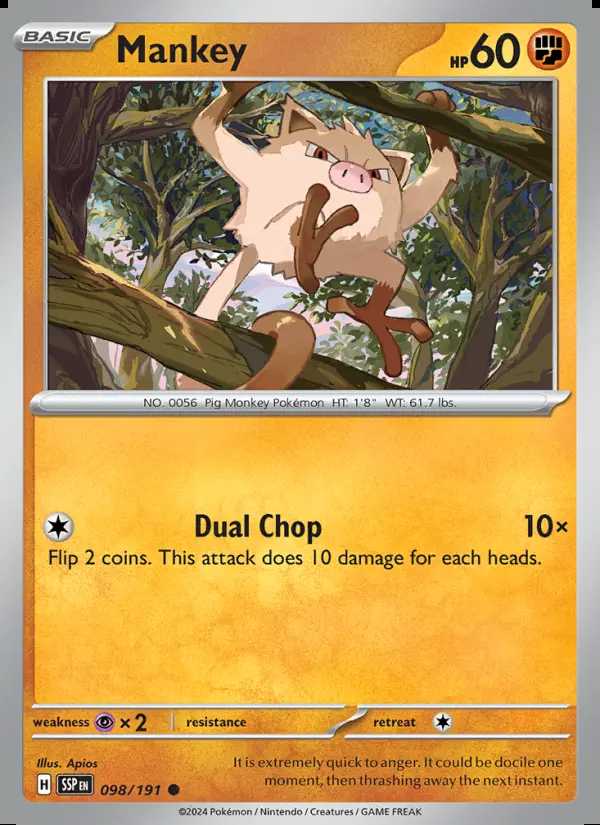 Image of the card Mankey