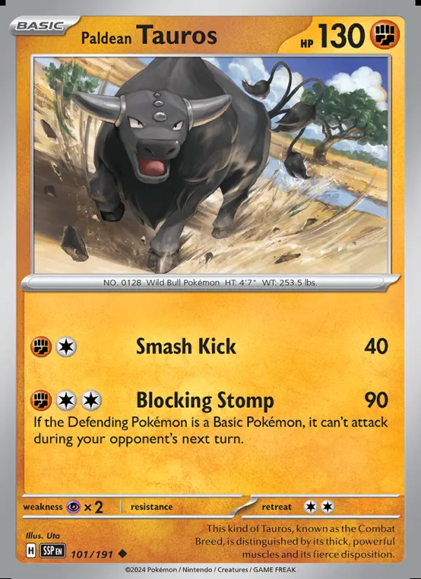 Image of the card Paldean Tauros