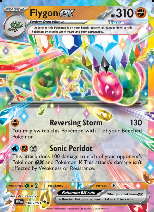 Image of the card Flygon ex