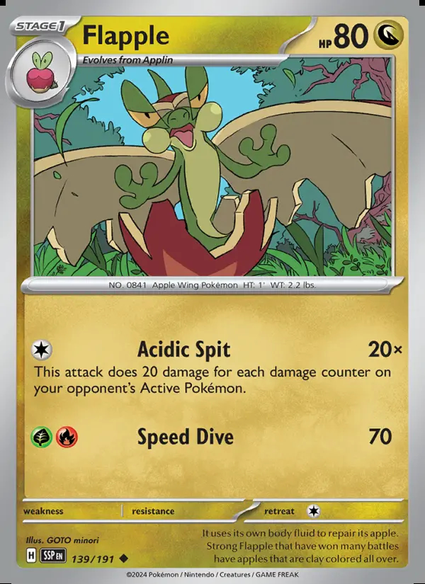 Image of the card Flapple