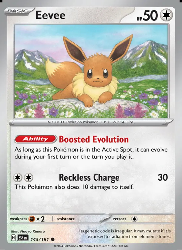 Image of the card Eevee