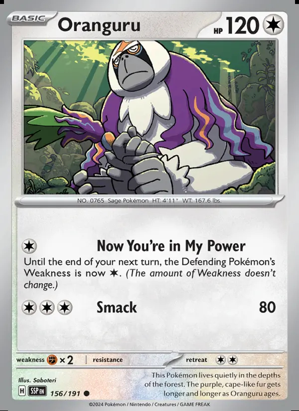 Image of the card Oranguru