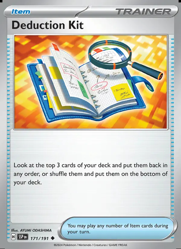 Image of the card Deduction Kit