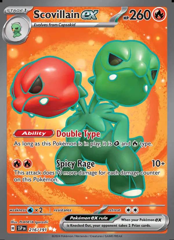 Image of the card Scovillain ex