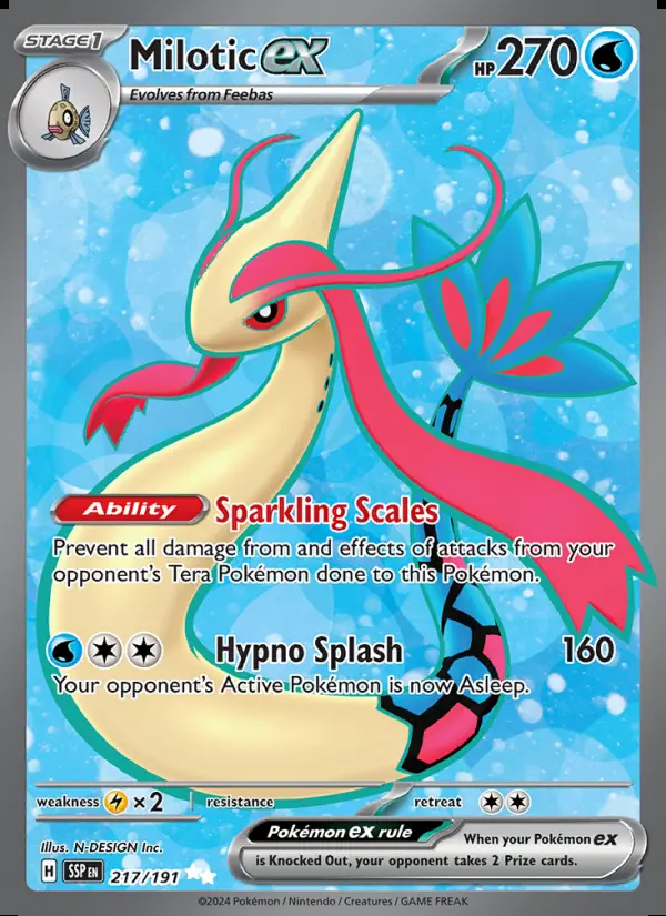 Image of the card Milotic ex