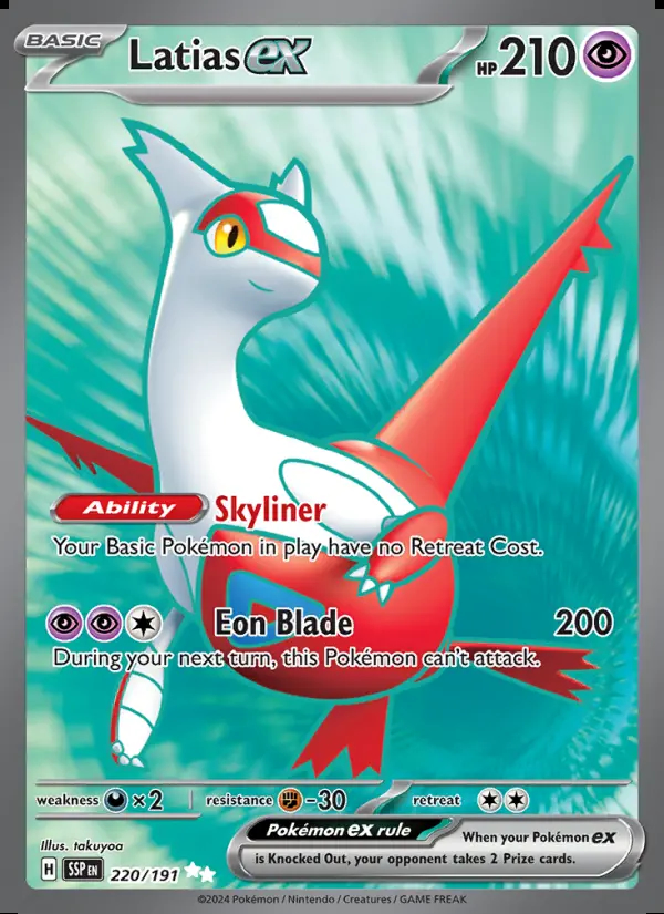 Image of the card Latias ex