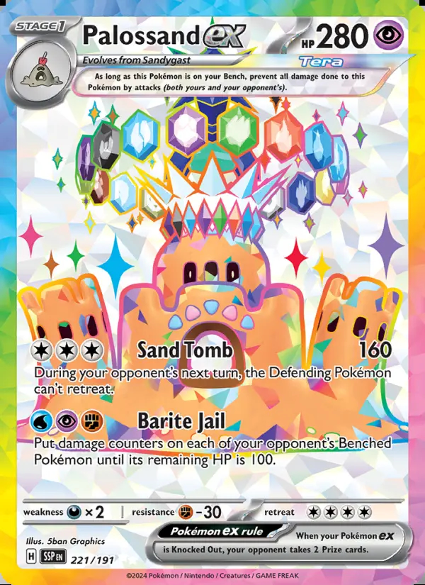 Image of the card Palossand ex