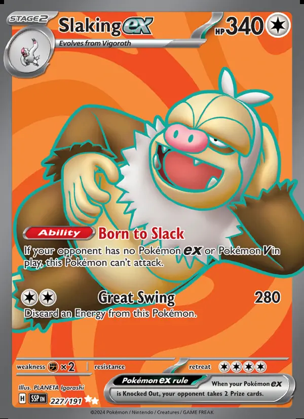 Image of the card Slaking ex