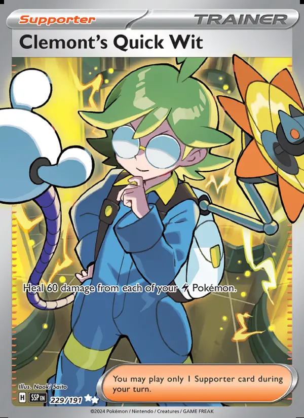 Image of the card Clemont's Quick Wit