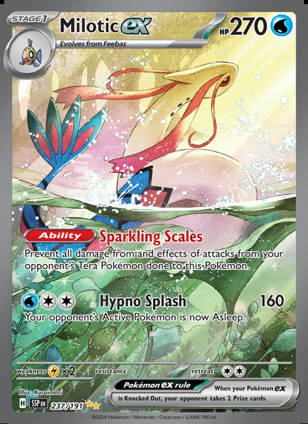 Image of the card Milotic ex