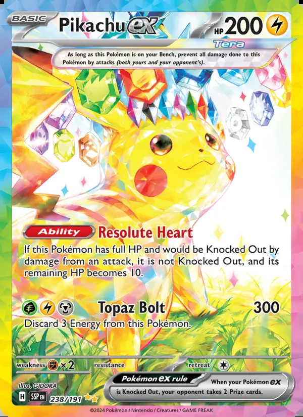 Image of the card Pikachu ex