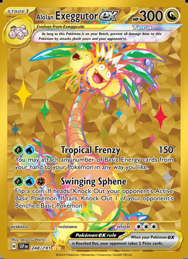 Image of the card Alolan Exeggutor ex