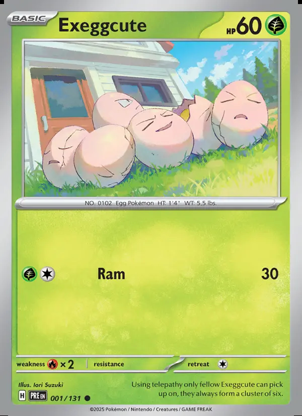 Image of the card Exeggcute