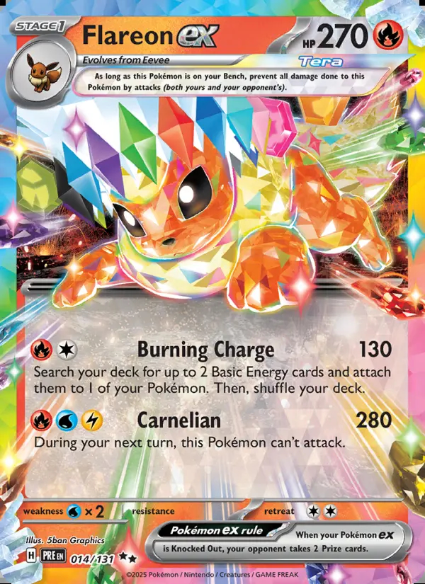 Image of the card Flareon ex