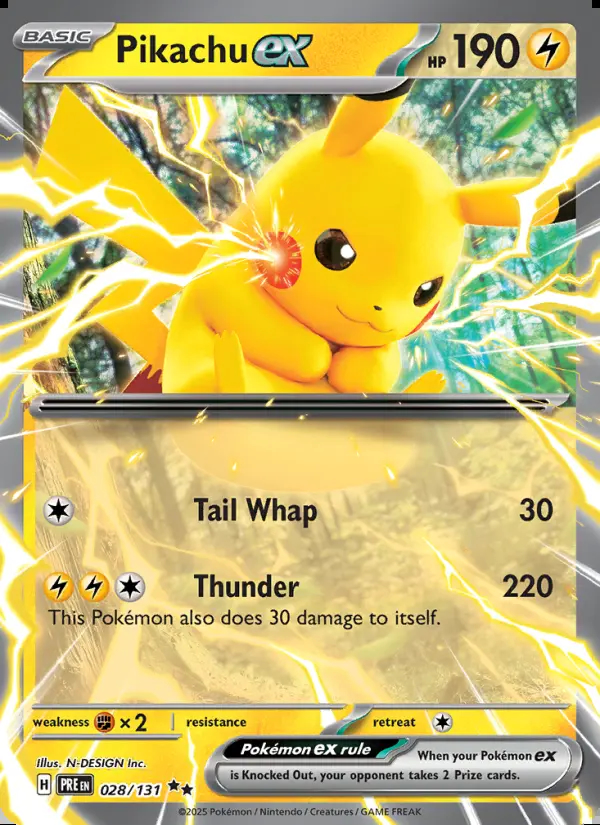 Image of the card Pikachu ex