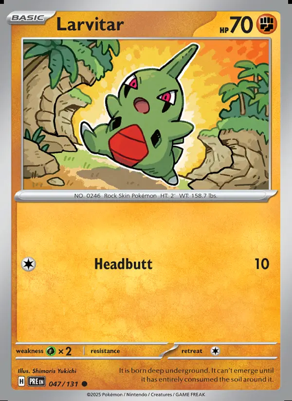 Image of the card Larvitar