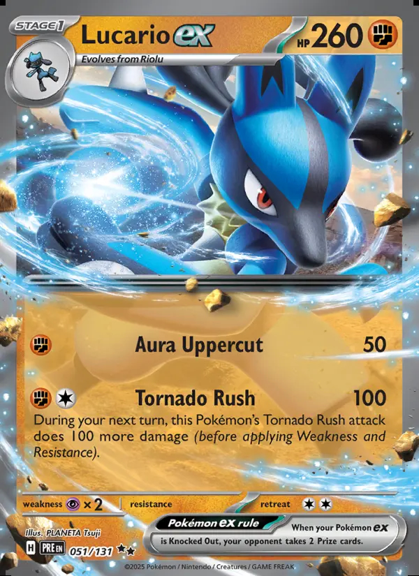 Image of the card Lucario ex